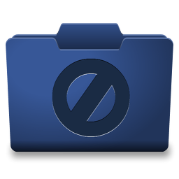 Blue Private Icon 256x256 png